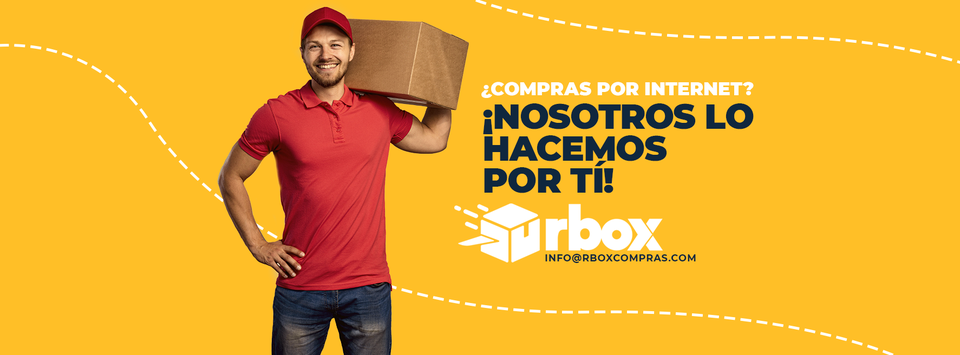 ¿Compras por internet? ¡Nosotros lo hacemos por ti! — Repartidor RBOX Compras con caja